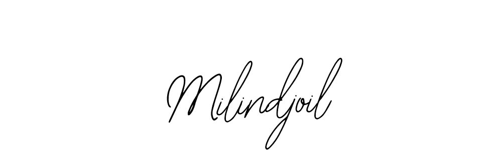 Create a beautiful signature design for name Milindjoil. With this signature (Bearetta-2O07w) fonts, you can make a handwritten signature for free. Milindjoil signature style 12 images and pictures png