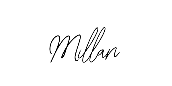 The best way (Bearetta-2O07w) to make a short signature is to pick only two or three words in your name. The name Millan include a total of six letters. For converting this name. Millan signature style 12 images and pictures png