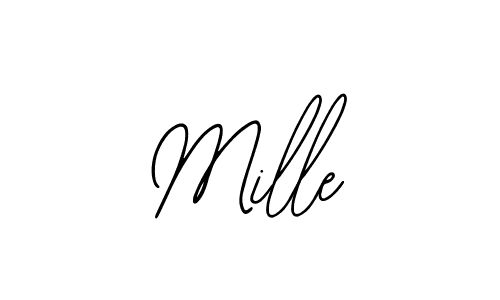 Mille stylish signature style. Best Handwritten Sign (Bearetta-2O07w) for my name. Handwritten Signature Collection Ideas for my name Mille. Mille signature style 12 images and pictures png