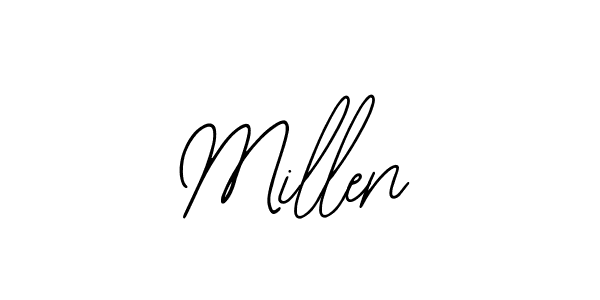 Make a beautiful signature design for name Millen. With this signature (Bearetta-2O07w) style, you can create a handwritten signature for free. Millen signature style 12 images and pictures png