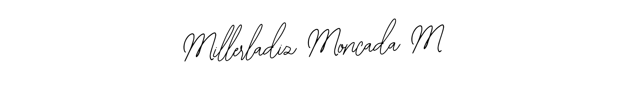 Millerladiz Moncada M stylish signature style. Best Handwritten Sign (Bearetta-2O07w) for my name. Handwritten Signature Collection Ideas for my name Millerladiz Moncada M. Millerladiz Moncada M signature style 12 images and pictures png
