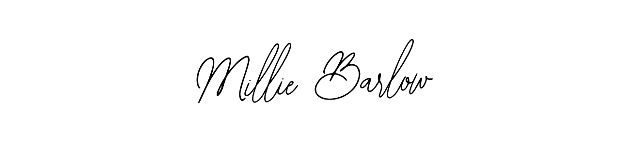 Make a beautiful signature design for name Millie Barlow. Use this online signature maker to create a handwritten signature for free. Millie Barlow signature style 12 images and pictures png
