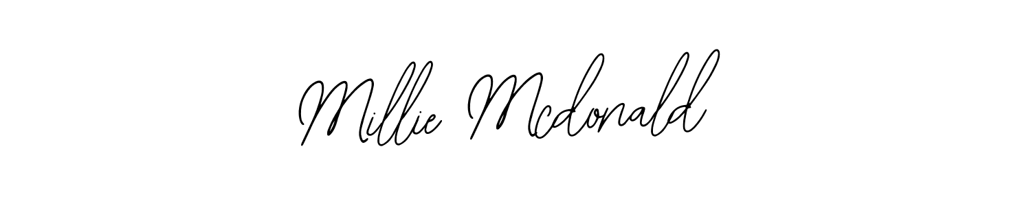 How to Draw Millie Mcdonald signature style? Bearetta-2O07w is a latest design signature styles for name Millie Mcdonald. Millie Mcdonald signature style 12 images and pictures png