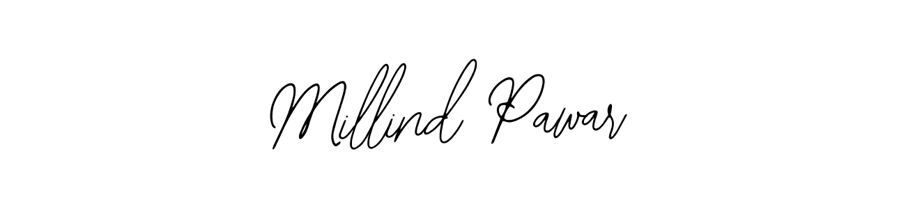 Create a beautiful signature design for name Millind Pawar. With this signature (Bearetta-2O07w) fonts, you can make a handwritten signature for free. Millind Pawar signature style 12 images and pictures png