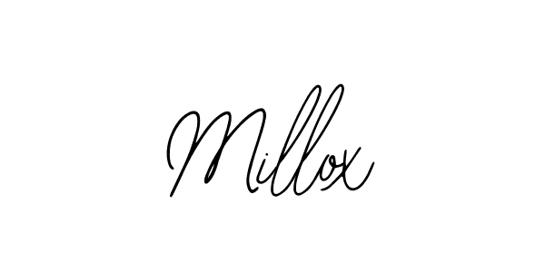 You should practise on your own different ways (Bearetta-2O07w) to write your name (Millox) in signature. don't let someone else do it for you. Millox signature style 12 images and pictures png
