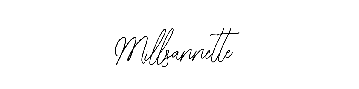 How to make Millsannette signature? Bearetta-2O07w is a professional autograph style. Create handwritten signature for Millsannette name. Millsannette signature style 12 images and pictures png