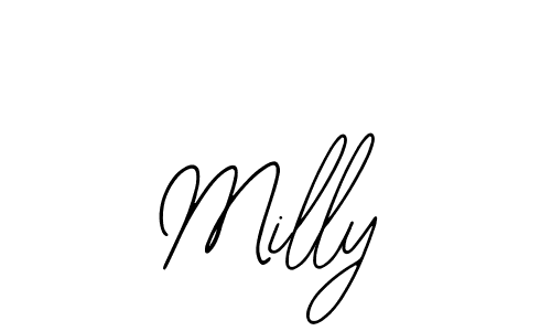 How to Draw Milly signature style? Bearetta-2O07w is a latest design signature styles for name Milly. Milly signature style 12 images and pictures png