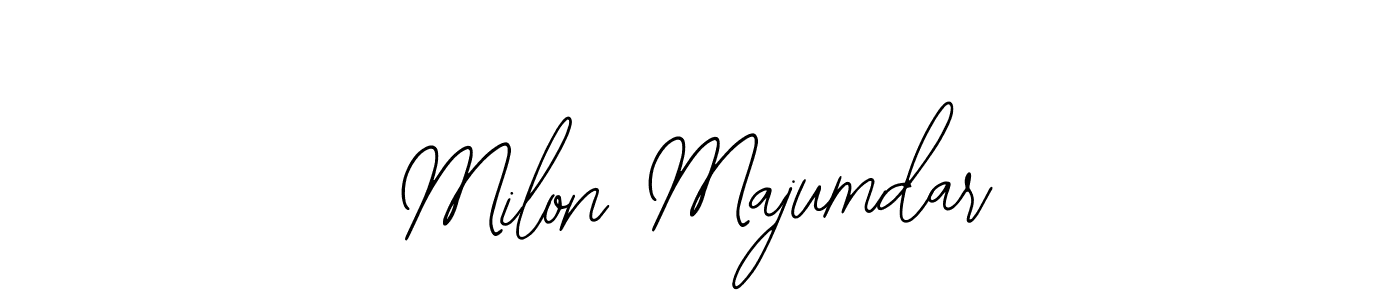 Also we have Milon Majumdar name is the best signature style. Create professional handwritten signature collection using Bearetta-2O07w autograph style. Milon Majumdar signature style 12 images and pictures png