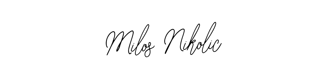 Once you've used our free online signature maker to create your best signature Bearetta-2O07w style, it's time to enjoy all of the benefits that Milos Nikolic name signing documents. Milos Nikolic signature style 12 images and pictures png