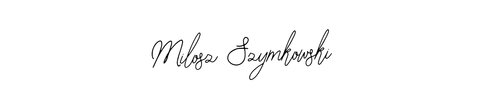 Make a beautiful signature design for name Milosz Szymkowski. With this signature (Bearetta-2O07w) style, you can create a handwritten signature for free. Milosz Szymkowski signature style 12 images and pictures png