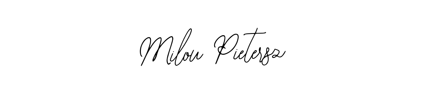 It looks lik you need a new signature style for name Milou Pietersz. Design unique handwritten (Bearetta-2O07w) signature with our free signature maker in just a few clicks. Milou Pietersz signature style 12 images and pictures png