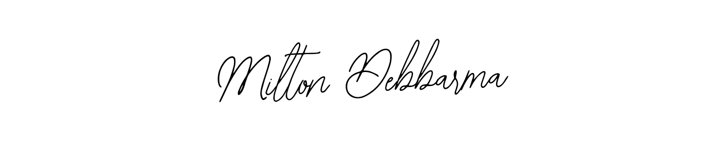 Similarly Bearetta-2O07w is the best handwritten signature design. Signature creator online .You can use it as an online autograph creator for name Milton Debbarma. Milton Debbarma signature style 12 images and pictures png