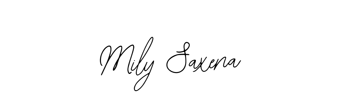 See photos of Mily Saxena official signature by Spectra . Check more albums & portfolios. Read reviews & check more about Bearetta-2O07w font. Mily Saxena signature style 12 images and pictures png