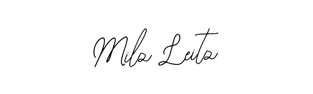 How to Draw Milz Leitz signature style? Bearetta-2O07w is a latest design signature styles for name Milz Leitz. Milz Leitz signature style 12 images and pictures png