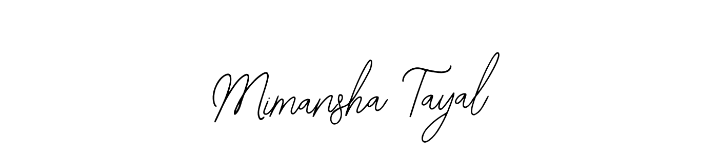if you are searching for the best signature style for your name Mimansha Tayal. so please give up your signature search. here we have designed multiple signature styles  using Bearetta-2O07w. Mimansha Tayal signature style 12 images and pictures png