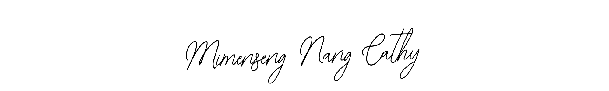 Once you've used our free online signature maker to create your best signature Bearetta-2O07w style, it's time to enjoy all of the benefits that Mimenseng Nang Cathy name signing documents. Mimenseng Nang Cathy signature style 12 images and pictures png