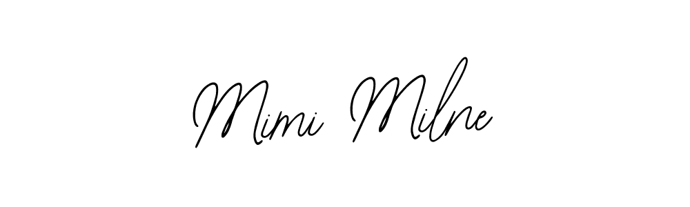 It looks lik you need a new signature style for name Mimi Milne. Design unique handwritten (Bearetta-2O07w) signature with our free signature maker in just a few clicks. Mimi Milne signature style 12 images and pictures png