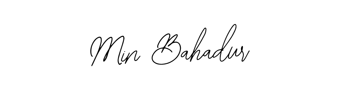 Also we have Min Bahadur name is the best signature style. Create professional handwritten signature collection using Bearetta-2O07w autograph style. Min Bahadur signature style 12 images and pictures png