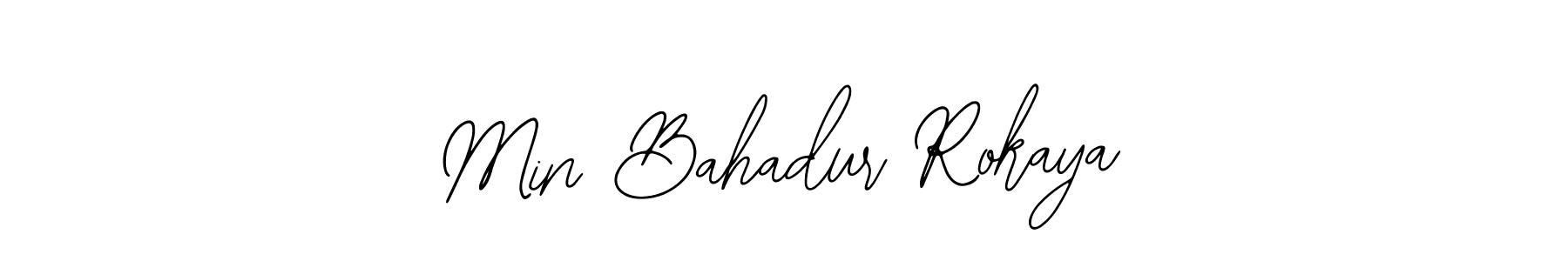 This is the best signature style for the Min Bahadur Rokaya name. Also you like these signature font (Bearetta-2O07w). Mix name signature. Min Bahadur Rokaya signature style 12 images and pictures png