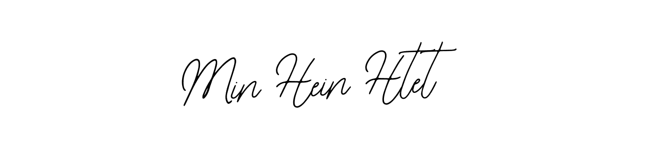 The best way (Bearetta-2O07w) to make a short signature is to pick only two or three words in your name. The name Min Hein Htet include a total of six letters. For converting this name. Min Hein Htet signature style 12 images and pictures png