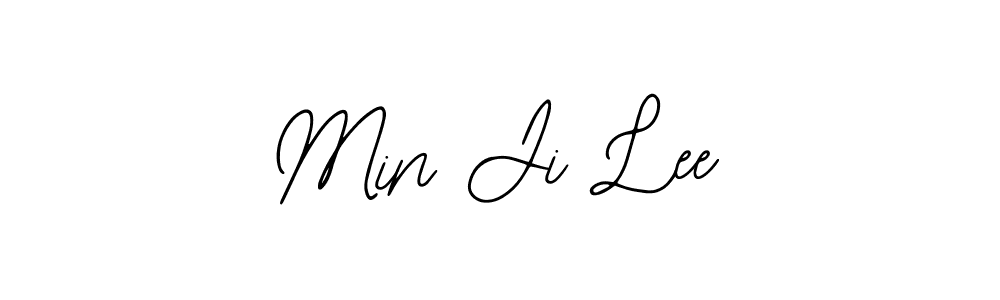Design your own signature with our free online signature maker. With this signature software, you can create a handwritten (Bearetta-2O07w) signature for name Min Ji Lee. Min Ji Lee signature style 12 images and pictures png
