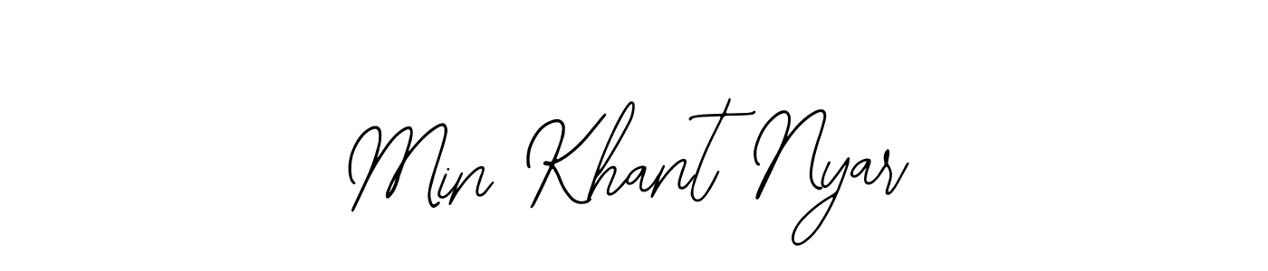 You can use this online signature creator to create a handwritten signature for the name Min Khant Nyar. This is the best online autograph maker. Min Khant Nyar signature style 12 images and pictures png