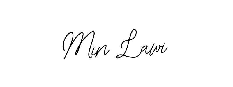 Make a short Min Lawi signature style. Manage your documents anywhere anytime using Bearetta-2O07w. Create and add eSignatures, submit forms, share and send files easily. Min Lawi signature style 12 images and pictures png