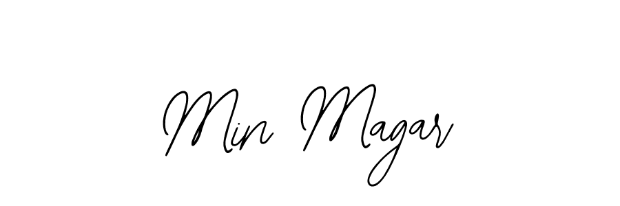 Best and Professional Signature Style for Min Magar. Bearetta-2O07w Best Signature Style Collection. Min Magar signature style 12 images and pictures png