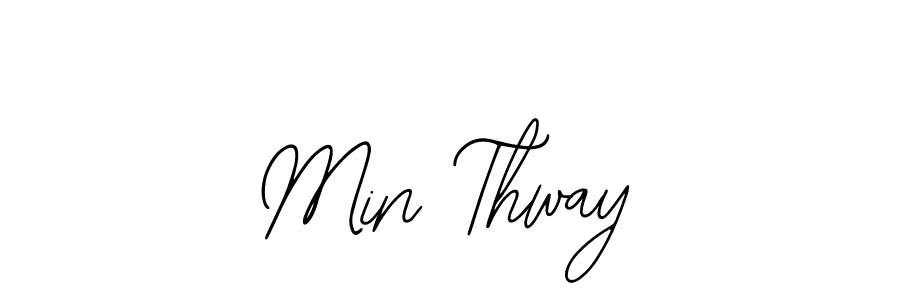 This is the best signature style for the Min Thway name. Also you like these signature font (Bearetta-2O07w). Mix name signature. Min Thway signature style 12 images and pictures png