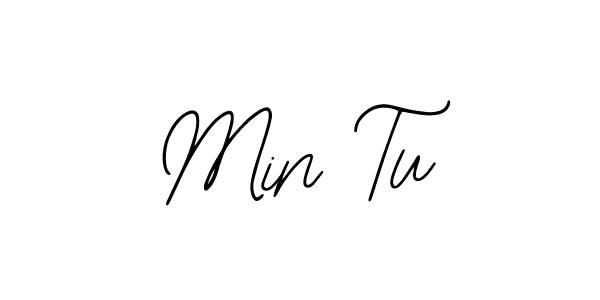 You should practise on your own different ways (Bearetta-2O07w) to write your name (Min Tu) in signature. don't let someone else do it for you. Min Tu signature style 12 images and pictures png