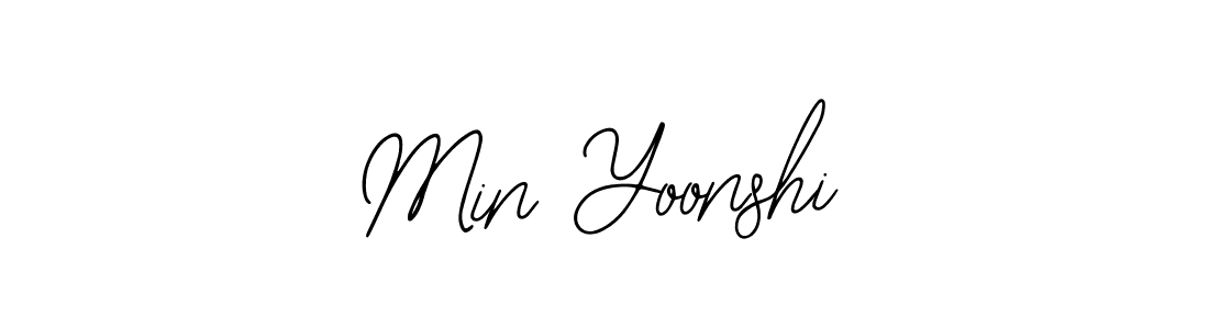 Min Yoonshi stylish signature style. Best Handwritten Sign (Bearetta-2O07w) for my name. Handwritten Signature Collection Ideas for my name Min Yoonshi. Min Yoonshi signature style 12 images and pictures png