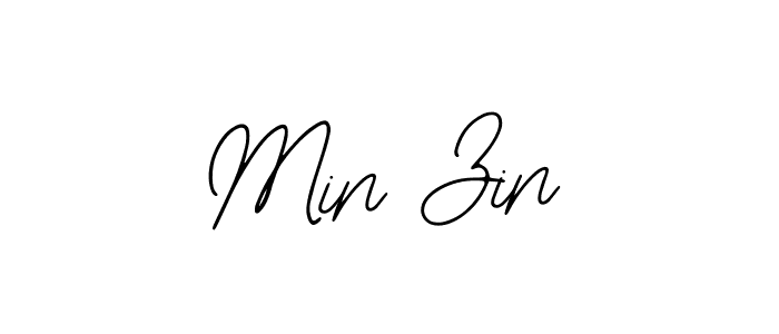 Min Zin stylish signature style. Best Handwritten Sign (Bearetta-2O07w) for my name. Handwritten Signature Collection Ideas for my name Min Zin. Min Zin signature style 12 images and pictures png