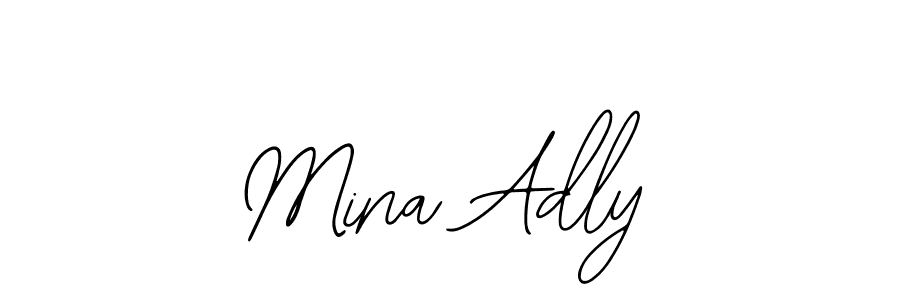 Mina Adly stylish signature style. Best Handwritten Sign (Bearetta-2O07w) for my name. Handwritten Signature Collection Ideas for my name Mina Adly. Mina Adly signature style 12 images and pictures png