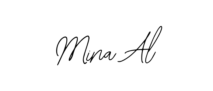 Make a beautiful signature design for name Mina Al. Use this online signature maker to create a handwritten signature for free. Mina Al signature style 12 images and pictures png