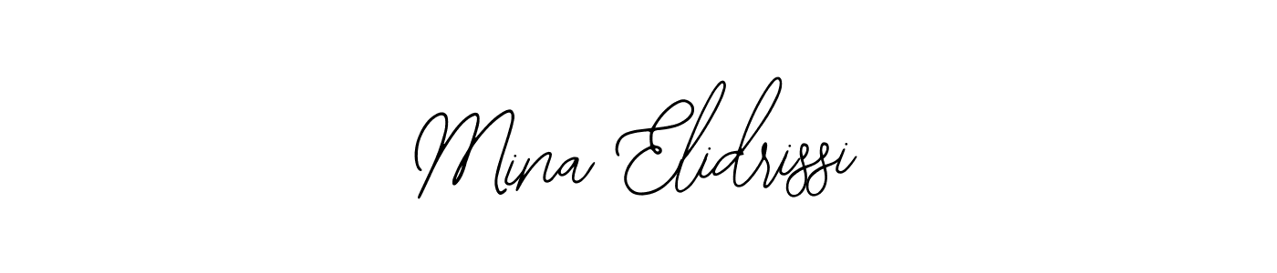 Best and Professional Signature Style for Mina Elidrissi. Bearetta-2O07w Best Signature Style Collection. Mina Elidrissi signature style 12 images and pictures png