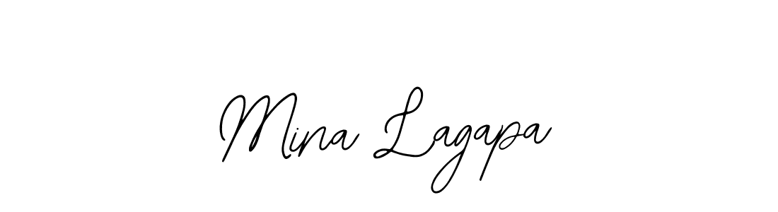 Mina Lagapa stylish signature style. Best Handwritten Sign (Bearetta-2O07w) for my name. Handwritten Signature Collection Ideas for my name Mina Lagapa. Mina Lagapa signature style 12 images and pictures png