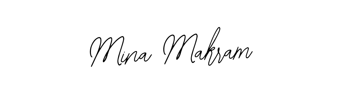 Also we have Mina Makram name is the best signature style. Create professional handwritten signature collection using Bearetta-2O07w autograph style. Mina Makram signature style 12 images and pictures png