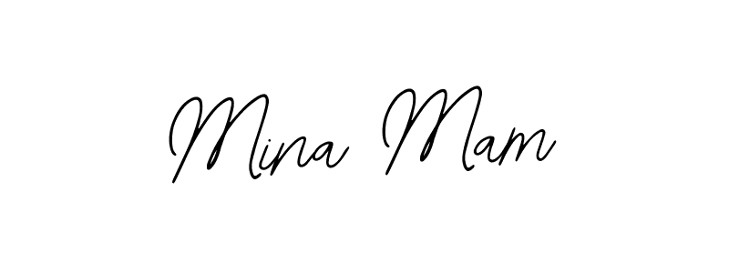 Make a beautiful signature design for name Mina Mam. With this signature (Bearetta-2O07w) style, you can create a handwritten signature for free. Mina Mam signature style 12 images and pictures png