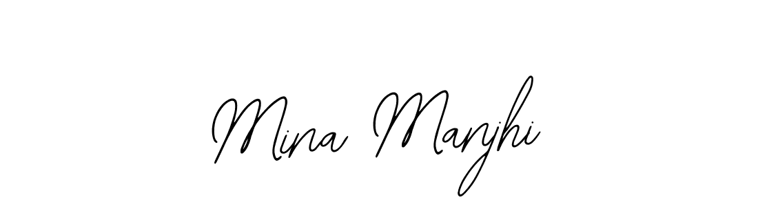 Make a short Mina Manjhi signature style. Manage your documents anywhere anytime using Bearetta-2O07w. Create and add eSignatures, submit forms, share and send files easily. Mina Manjhi signature style 12 images and pictures png