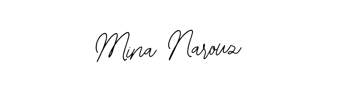 Similarly Bearetta-2O07w is the best handwritten signature design. Signature creator online .You can use it as an online autograph creator for name Mina Narouz. Mina Narouz signature style 12 images and pictures png