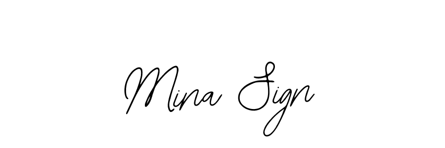 Make a short Mina Sign signature style. Manage your documents anywhere anytime using Bearetta-2O07w. Create and add eSignatures, submit forms, share and send files easily. Mina Sign signature style 12 images and pictures png