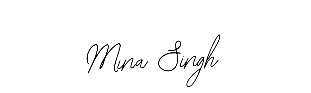 Once you've used our free online signature maker to create your best signature Bearetta-2O07w style, it's time to enjoy all of the benefits that Mina Singh name signing documents. Mina Singh signature style 12 images and pictures png