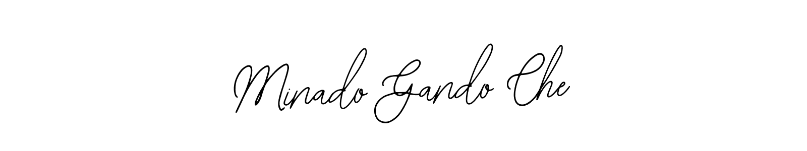 You should practise on your own different ways (Bearetta-2O07w) to write your name (Minado Gando Che) in signature. don't let someone else do it for you. Minado Gando Che signature style 12 images and pictures png