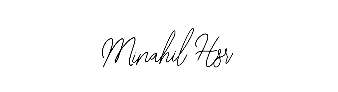 if you are searching for the best signature style for your name Minahil Hsr. so please give up your signature search. here we have designed multiple signature styles  using Bearetta-2O07w. Minahil Hsr signature style 12 images and pictures png