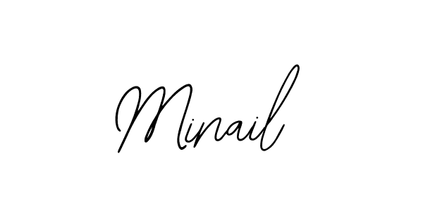 How to Draw Minail signature style? Bearetta-2O07w is a latest design signature styles for name Minail. Minail signature style 12 images and pictures png