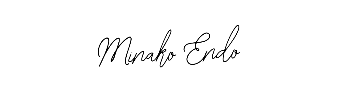 Similarly Bearetta-2O07w is the best handwritten signature design. Signature creator online .You can use it as an online autograph creator for name Minako Endo. Minako Endo signature style 12 images and pictures png