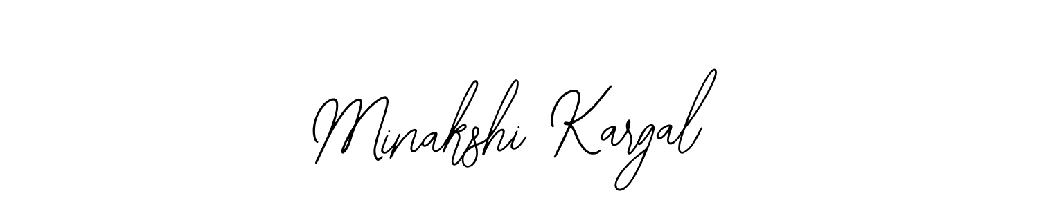 Minakshi Kargal stylish signature style. Best Handwritten Sign (Bearetta-2O07w) for my name. Handwritten Signature Collection Ideas for my name Minakshi Kargal. Minakshi Kargal signature style 12 images and pictures png