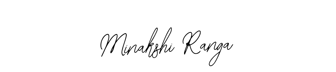Design your own signature with our free online signature maker. With this signature software, you can create a handwritten (Bearetta-2O07w) signature for name Minakshi Ranga. Minakshi Ranga signature style 12 images and pictures png