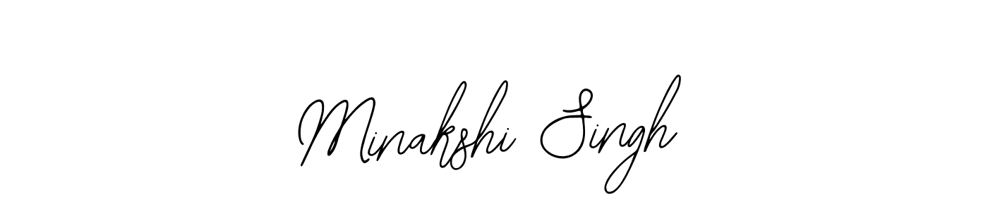 How to make Minakshi Singh signature? Bearetta-2O07w is a professional autograph style. Create handwritten signature for Minakshi Singh name. Minakshi Singh signature style 12 images and pictures png