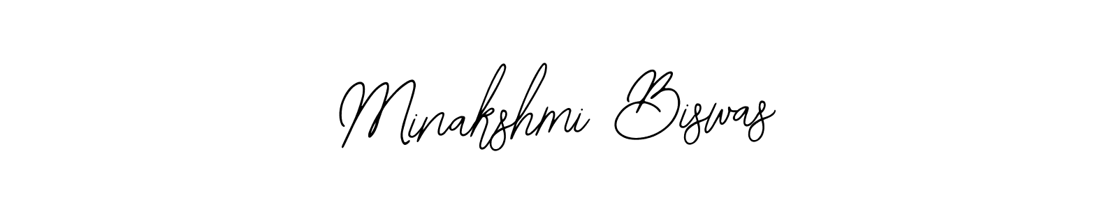 Bearetta-2O07w is a professional signature style that is perfect for those who want to add a touch of class to their signature. It is also a great choice for those who want to make their signature more unique. Get Minakshmi Biswas name to fancy signature for free. Minakshmi Biswas signature style 12 images and pictures png